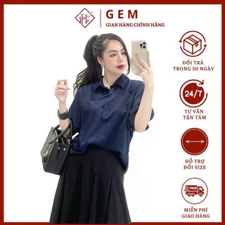 Áo kiểu cánh dơi G151 CÓ BIGSIZE chất bền cúc thiết kế phía sau lưng rất lạ mắt, đủ size dễ mặc - GEM Fashion