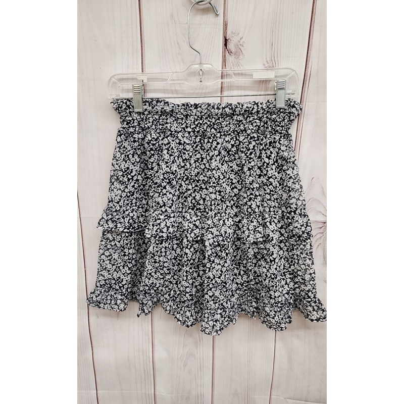 Chân váy voan hoa nhí xếp tầng GIRL SKIRT