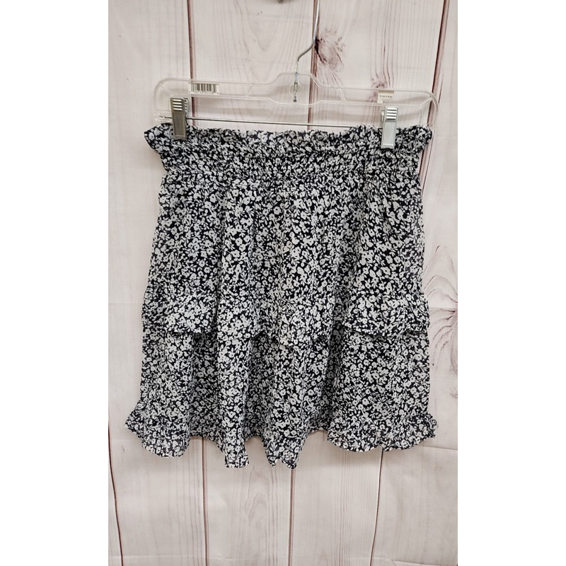 Chân váy voan hoa nhí xếp tầng GIRL SKIRT