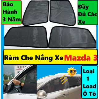 Rèm Che Nắng Nam Châm Hít Xe Mazda 3 2023-2018 Hàng Loại 1 Load Ô Tô Nam Châm Hít
