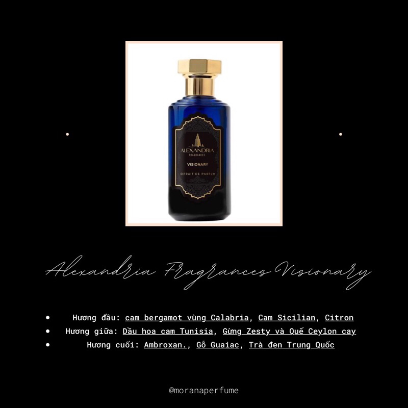 Nước hoa Alexandria Fragrances Visionary chính hãng 10ml