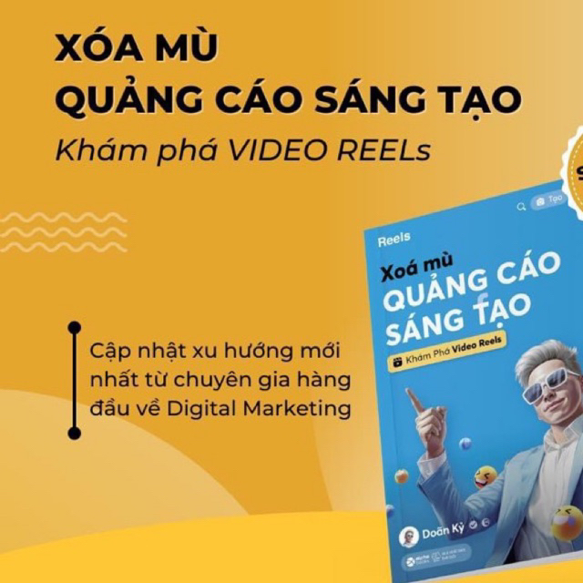 Sách - Xóa Mù Quảng Cáo Sáng Tạo - Video Reels Khám Phá