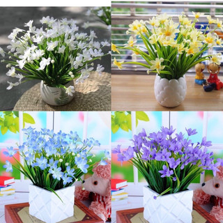 Chậu hoa THUỶ TIÊN để bàn siêu xinh-bình hoa giả