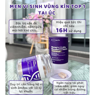 Viên Vi Sinh Phụ Khoa Arravite - Men Dạng Viên Uống Giúp Các Vấn Đề Về Ngứa Ngáy Viêm Nhiễm Cho Cơ Thể