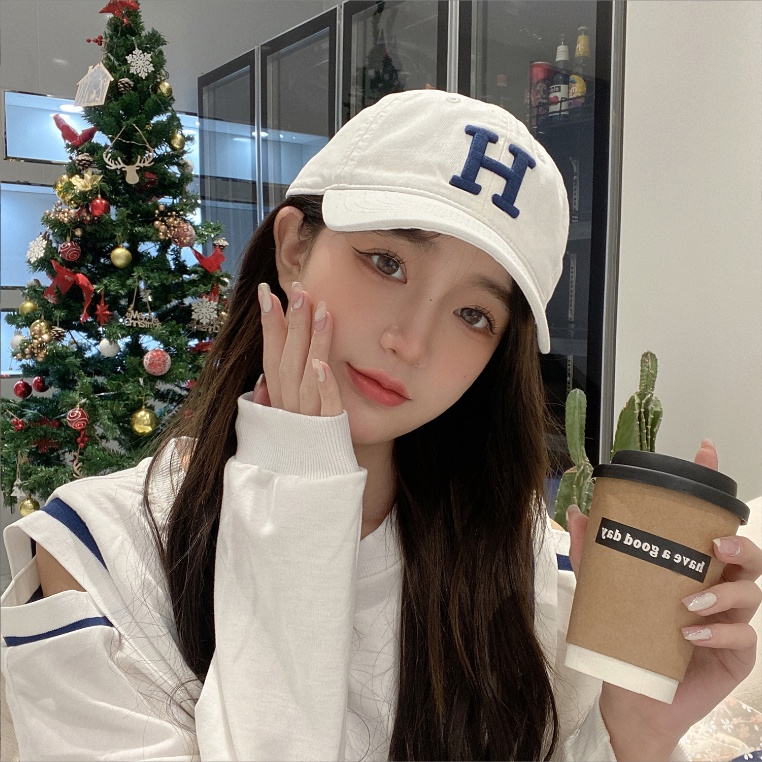 Nón mũ lưỡi trai thêu chữ H unisex nam/nữ, trẻ trung cá tính, hợp thời trang