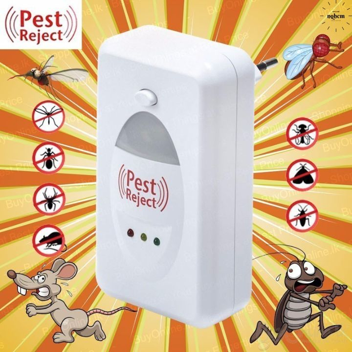 Thiết Bị Đuổi Côn Trùng Pest Reject - Máy Đuổi Chuột Gián Muỗi Ruồi Kiến Mối Thông Minh [ Bảo Hành 12 Tháng ]
