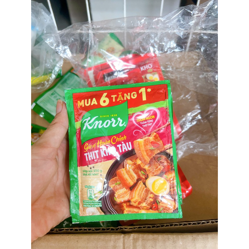 COMBO 5 GÓI THỊT KHO TÀU KNORR GIA VỊ HOÀN CHỈNH - không cần nêm nếm