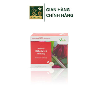 Trà hibiscus vô thường vherbs - 2g x 16 gói - tốt cho hệ tim mạch