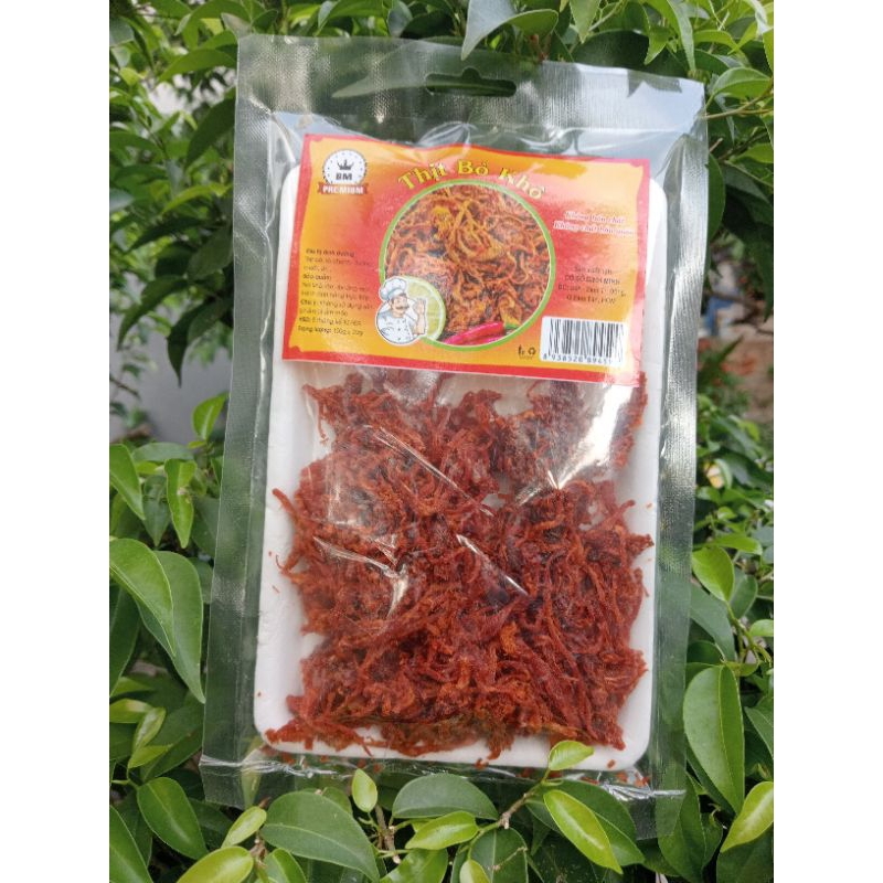 _Thịt bò khô xé sợi (khay 100g)