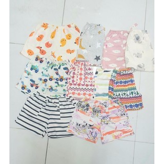 set 10 quần short đùi cho bé vải cotton xuất dư từ 06-30kg