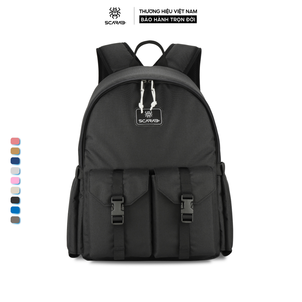 Scarab Daily Backpack Unisex - Balo Đi Học, Đi Chơi Đựng Vừa Laptop 15,6inch Mỏng.