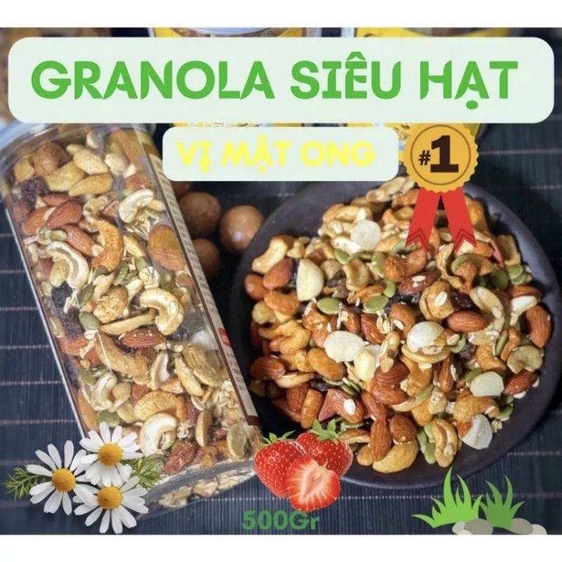 Ngũ Cốc Granola Siêu Hạt, Giảm Cân Tự Nhiên