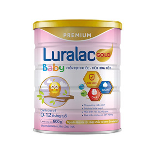 Sữa LURALAC gold BABY lon 800gam