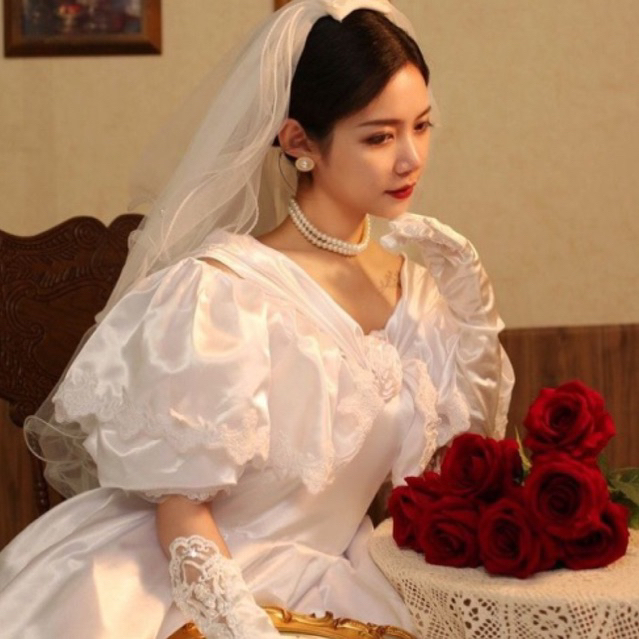 [ Daisyn ] N726 Choker Vòng Cổ Cưới 2 Sợi Dây Chuyền Ngọc Trai Nhân Tạo Hạt 8 Li Sang Trọng Cho Nữ