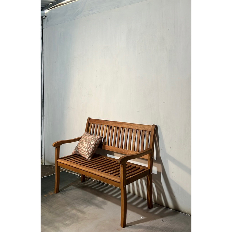 Ghế băng sofa gỗ ngoài trời, ghế bench sân vườn gỗ tự nhiên
