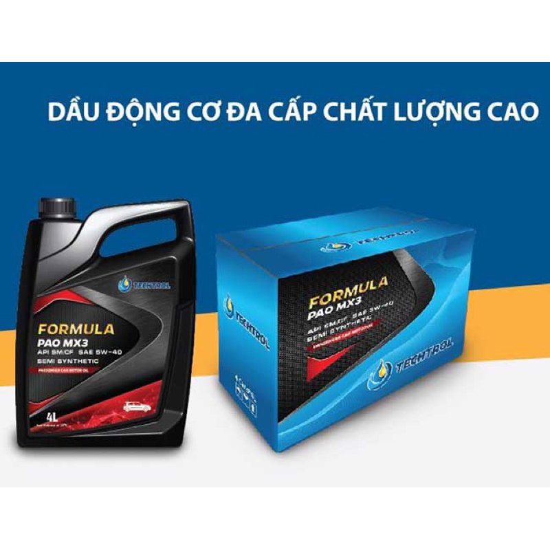 Nhớt oto TECHTROL MX3 5W40