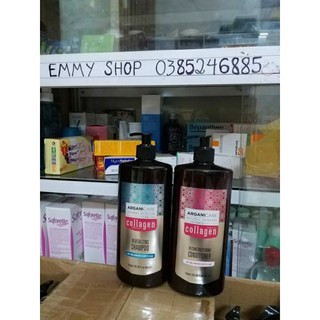 Cặp dầu gội collagen 750ml