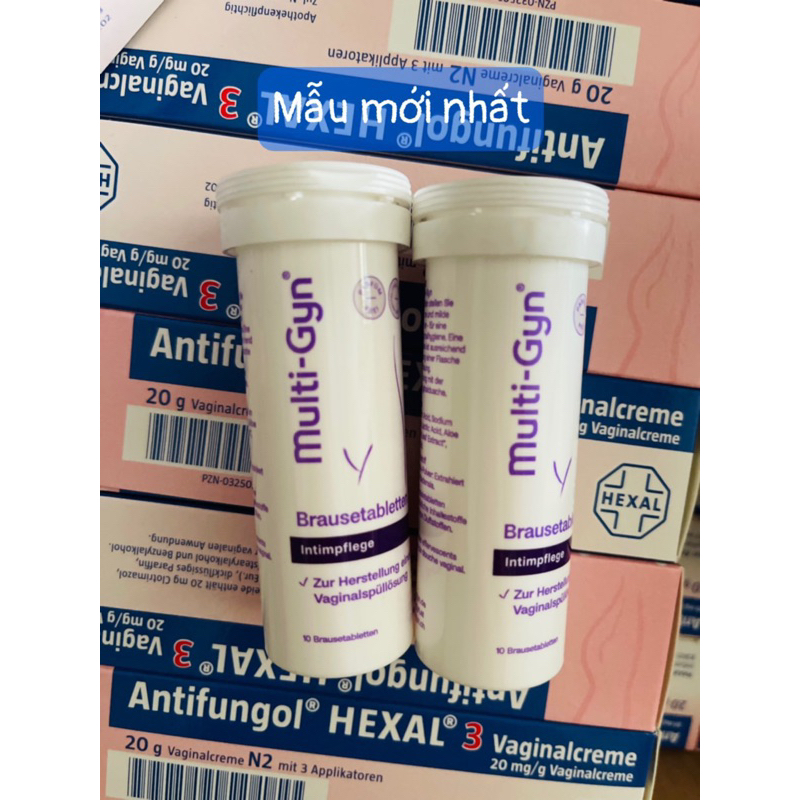[Mẫu mới] Viên sủi Multi Gyn phụ khoa nội địa Đức