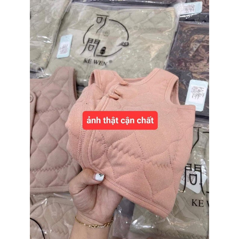 Áo gile giữ nhiệt bé trai bé gái ❤️ Hàng QC- Ảnh thật❤️ Size 6-15kg