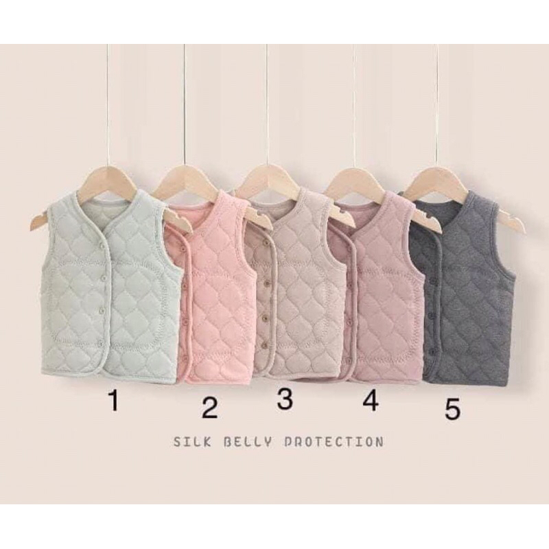 Áo gile giữ nhiệt bé trai bé gái ❤️ Hàng QC- Ảnh thật❤️ Size 6-15kg