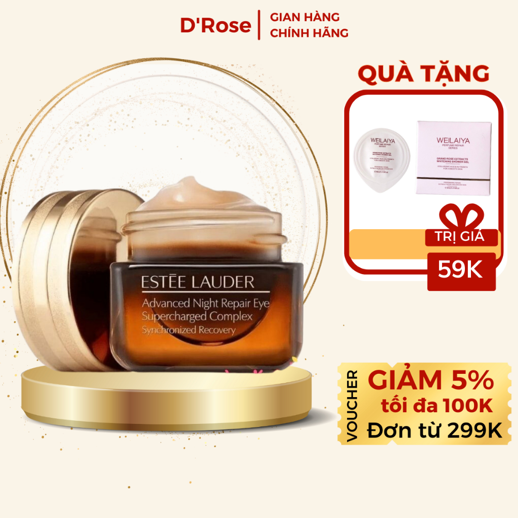Kem Mắt ESTEE LAUDER Giảm Thâm Quầng Nếp Nhăn Bọng Mắt Tái Tạo Phục Hồi Da Vùng Mắt -DR38