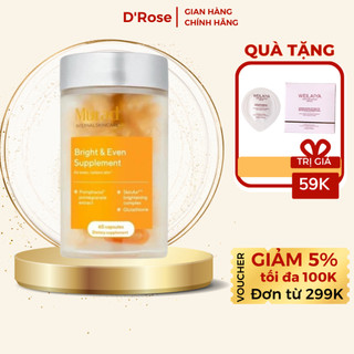 Viên uống chống nắng cải tiến murad bright & even supplement - dr22