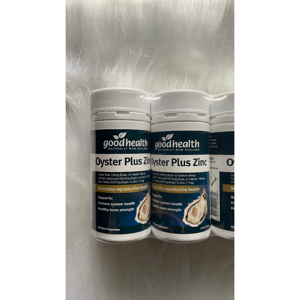 VIÊN UỐNG HÀU OYSTER PLUS ZINC - TĂNG CƯỜNG SINH LỰC NAM 60 VIÊN - HÀNG ÚC 100%