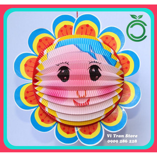 Combo 100 lồng đèn giấy trung thu hình thú - size trung