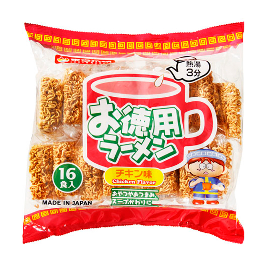 Mì Ăn Liền Tokyo Nhật Bản Cho Bé Gói 4 Vắt Mì / 16 Vắt Mì / Snack Noodle 12 Vắt Mì