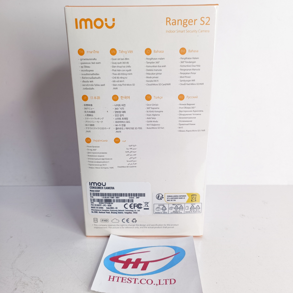 Camera Wifi Ranger S2 Imou A23EP có cổng lan - Hàng chính hãng