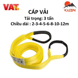 Dây cáp vải cẩu hàng titanpro tải trọng 3 tấn x rộng 75mm x dài từ 2m-12m