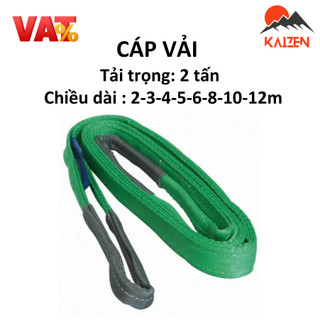 Dây cáp vải cẩu hàng 2 tấn x 50mm x 2m-3m-4m-5m-6m-8m-10m-12m titanpro