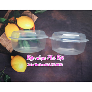 100 Hộp nhựa đựng bún thịt nướng, chân gà sả tắc, salad, ...