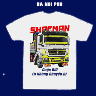 Áo thun xe tải SHACMAN M3000, cotton thời trang chống nhiễm màu