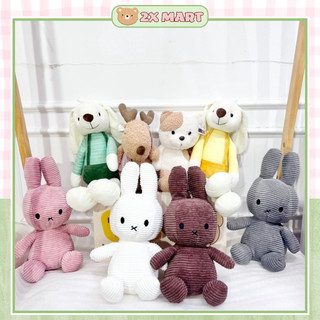 Thú nhồi bông thỏ Miffy Cừu bông voi xám thỏ trắng thú chíp - Thú bông đáng yêu cho bé gối ôm bé ngủ - 2X MART