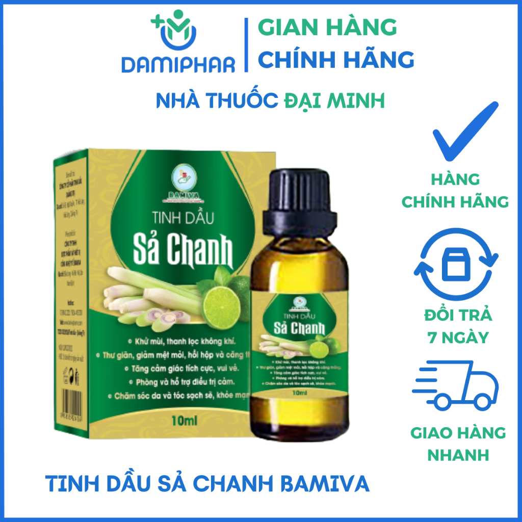 Tinh Dầu Sả Chanh Lọ 10ml