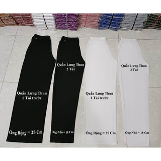 Quần Lẻ_Quần Mặc Bà Ba (Ống Rộng, Ống Nhỏ)_Thun Ladong