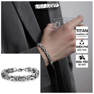 Vòng Đeo Tay Nam Thép Titan Phong Cách Bùng Nổ CICI