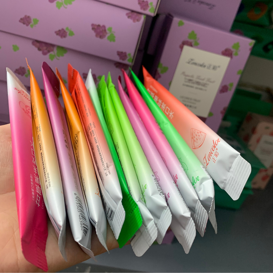 Nước súc miệng dạng gói 10ml, mang theo tiện lợi, răng trắng sáng, hơi thở thơm mát sạch sẽ, hương trái cây