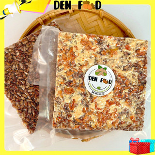 Gạo lứt sấy chà bông Denfood Miếng Vuông 100gr - Cơm cháy gạo lứt chà bông