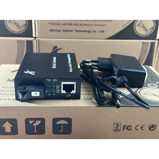 Bộ chuyển đổi Quang Converter Single mode Wintop 1 sợi quang & 2 sợi quang 10/100
