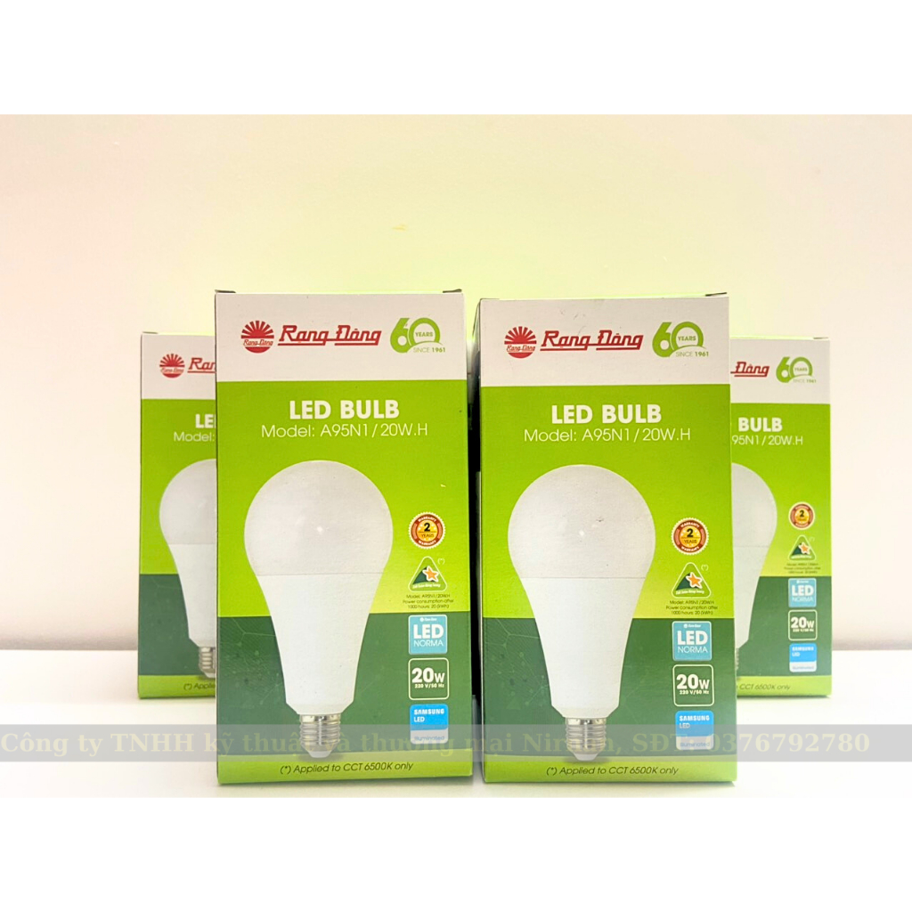 Bóng đèn LED BULB 20W Rạng Đông