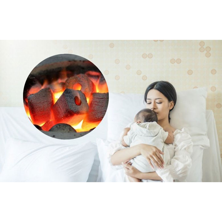 5KG Than xông hơ cho mẹ sau sinh | than không khói bằng gáo dừa | Than không khói 100% gáo dừa an toàn từ thiên nhiên
