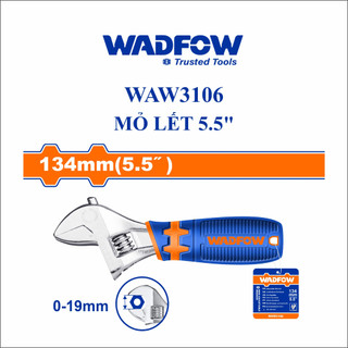 Mỏ lết cán bọc nhựa 5.5inch - 12inch wadfow / thép carbon 5#
