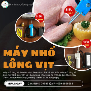 Máy nhổ lông măng vịt