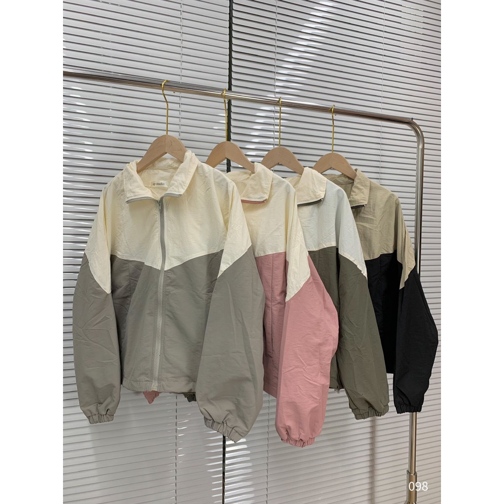 Áo khoác gió mix màu mỏng nhẹ MYRA TEEN Aogio098 P6/K10