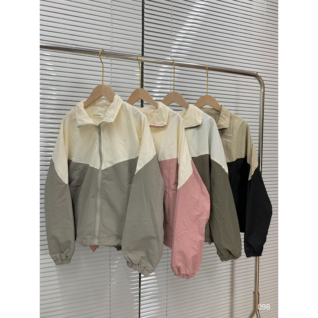 Áo khoác gió mix màu mỏng nhẹ MYRA TEEN Aogio098 P6/K10