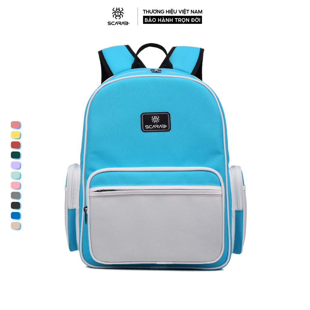 Scarab Estate Backpack Unisex - Balo Đi Học Thời Trang, Đựng Vừa Laptop 15,6inch(mỏng)