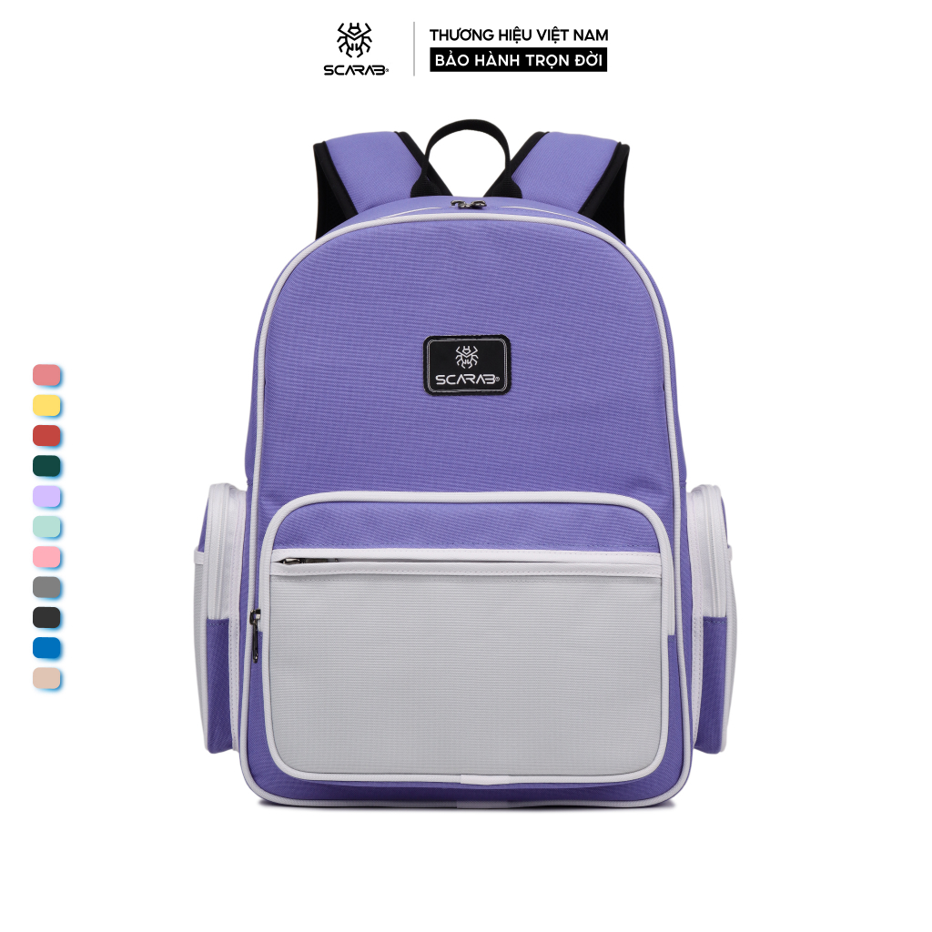 Scarab Estate Backpack Unisex - Balo Đi Học Thời Trang, Đựng Vừa Laptop 15,6inch(mỏng)