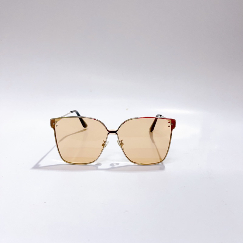 Kính Râm GM Tráng Gương Kim Loại Cao Cấp,Kính Mát Nữ Oversize Tròng UV400